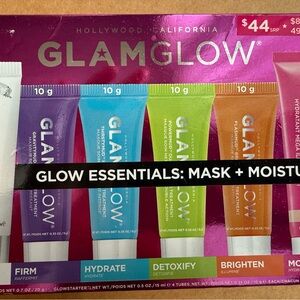 GLAMGLOW Glow Essentials Mask Set - Purple, Blue, Green, Orange